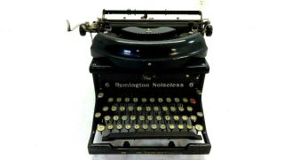Remington Noiseless 6 Typewriter Made Sep - Dec 1928 Rare Model