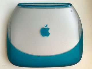 RARE Vintage Apple iBook G3 M2453 Clamshell PowerPC Blue Blueberry 2