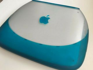 RARE Vintage Apple iBook G3 M2453 Clamshell PowerPC Blue Blueberry 3