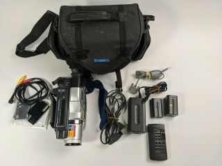 Rare Sony Handycam Dcr - Trv820 Digital - 8 Camcorder,  Bag/batteries & More