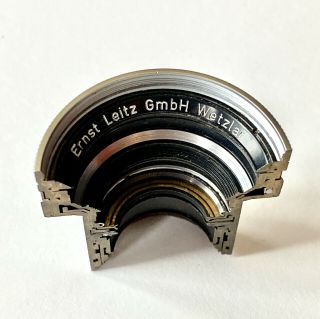 Rare Leica Cutaway 50mm Summicron F2 - 1950s Counter Display