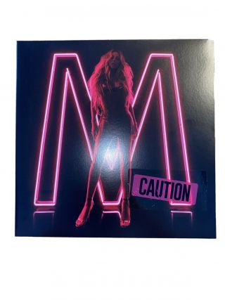 Mariah Carey Caution Limited Edition Pink Vinyl Lp,  3 Lithographs Rare Oop