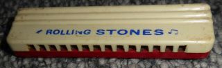 The Rolling Stones 1964 Sixties Rare Uk Melody Maker Plastic Harmonica