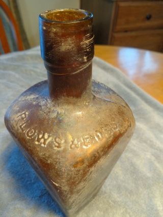 RARE & UNLISTED 1870 ' S PLOWS & BOSS SWAN GIN from CHICAGO,  ILLINOIS 3