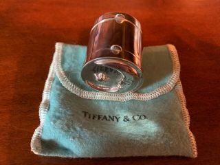 Rare Tiffany & Co.  Sterling Silver Sun Moon Double 2 - Sided Pill Or Trinket Box - -