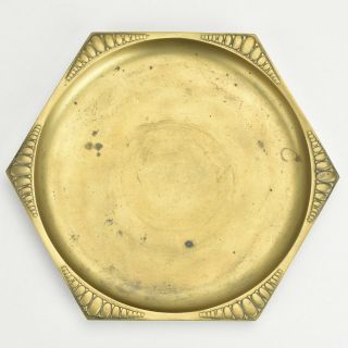 A Rare Art Nouveau Cast Bronze Dish / Visiting Card Tray By Orivit Jugendstil