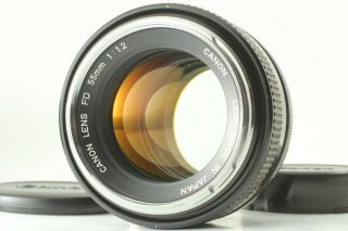 [rare " O " Near Mint] Canon Fd 55mm F1.  2 Mf Prime Standard Lens From Japan K2016