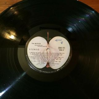 1968 The Beatles White Album Lp With Rare Label Variants Apple/Capitol Lp 6