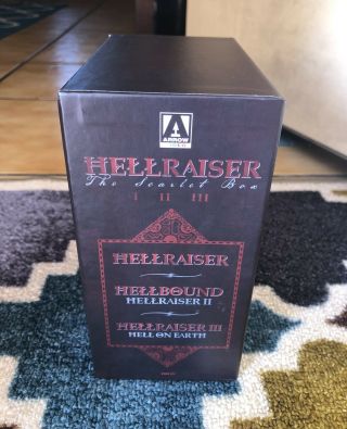Hellraiser The Scarlet Box Set Blu ray Arrow Video Rare OOP Region A Release 2