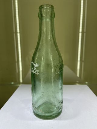 Rare Straight Sided Coca Cola Bottle Double Script,  Arrow Albuquerque,  N.  M 2