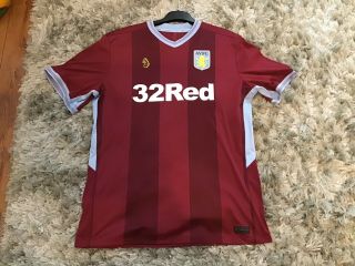 Rare Aston Villa Luke 1977 Home Shirt 2018/19 Extra Large Size Xl Wembley