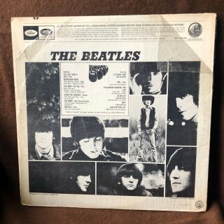 The BEATLES - RUBBER SOUL - RARE 1965 STEREO Vinyl LP SHRINK WRAP 4