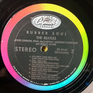 The BEATLES - RUBBER SOUL - RARE 1965 STEREO Vinyl LP SHRINK WRAP 5