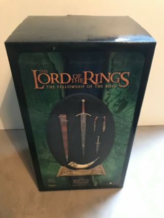 Sideshow Weta Arms Of Fellowship C2 Lord Of The Rings Lotr Weapon Rare Mib