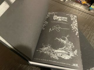 NEIL GAIMAN The Graveyard Book Graphic SIGNED Limited Edition Hardcover RARE 2