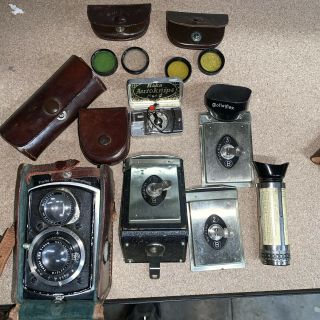 ✅ Rolleiflex Baby 4x4cm Tlr Rare Camera Zeiss Tessar 6cm 2.  8 W