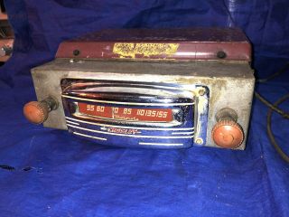 Vintage Crosley Car Radio Auto Rare By Motorola
