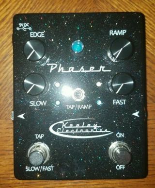 Keeley Electronics Phaser Effect Pedal W/ Box Rare Color & Discontinued