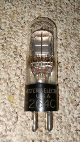 Rare Western Electric 264c / 264b Tube 9 For 46c Amplifier
