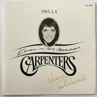 Carpenters Karen in My Memories Mega Rare DJ Promo CD made in Japan 3