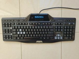 Rare And Logitech Wired Rgb Gaming Keyboard G510s With Display