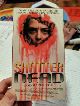 Shatter Dead 1994 Sov Zombie Horror Tempe Vhs Rare Video