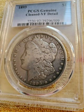 Morgan Silver Dollar 1893 P Rare Coin