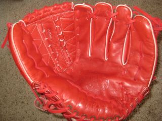 Rare Wilson Red Leather A2000 - Xlc Pro Baseball Glove 12.  5 "