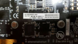 RARE Nvidia Gigabyte Geforce GTX 970 Mini 4GB 3