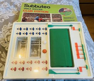 Subbuteo Table Soccer Club Edition Factory Very Rare Set