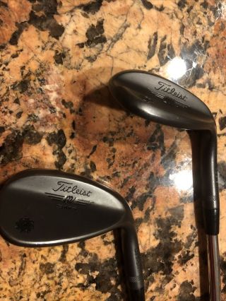 Titleist Vokey Sm7 Wedge Set With Bv Wing Z - Patriot Grips (extremely Rare)