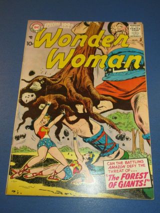 Wonder Woman 100 Silver Age 10 Cent Comic Rare Fine - Beauty Wow Steve Trevor