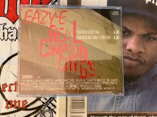 Eazy - E - Real Compton City G’s Promo Cd Single Rare B.  G.  Knocc Out Dresta Nwa