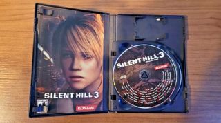 RARE Sony PS2 Silent Hill 3 Complete w/ Soundtrack & Instruction Booklet Konami 3