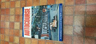 Autocourse Grand Prix Annual Early Rare Edition 1974 - 75.