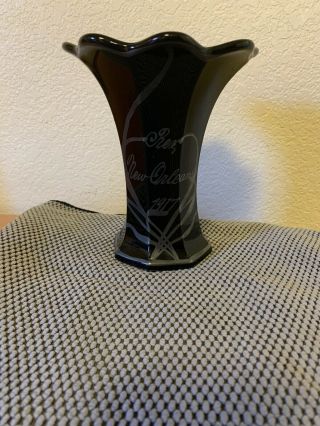 Rex 1917 Black Vase Orleans Mardi Gras Krewe Favor - Rare
