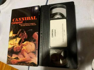 Cannibal Campout Cult Horror Vhs Sov Donna Michele Productions 1988 1989 Rare