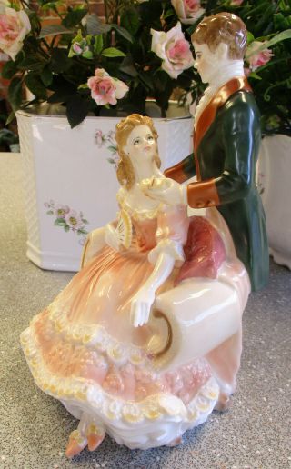 RARE ROYAL WORCESTER Double Figurine 