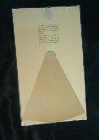 RARE 1923 BVD Dealer Ad Display Sign Men Underwear Garment Brief art US 2
