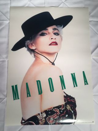 Madonna La Isla Bonita Rare B2 Promo Poster Japanese Warner - Pioneer 1987