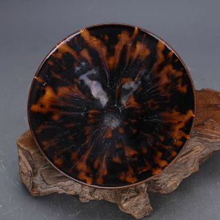 Rare Chinese Antique Song Dynasty Tortoise Shell Glaze Porcelain Bowl