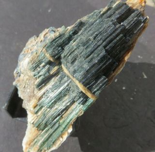 Green Tourmaline Crystals With Rare Triphylite - Plumbago Mtn.  Mine - Newry,  Me