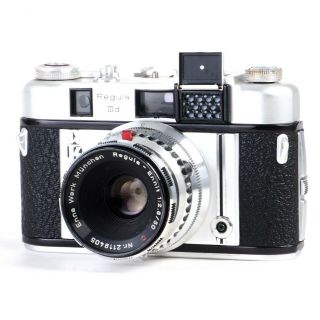 :[rare] King Regula Iiid 35mm Film Rangefinder Camera W/ Enna 50mm F2.  8 C Lens