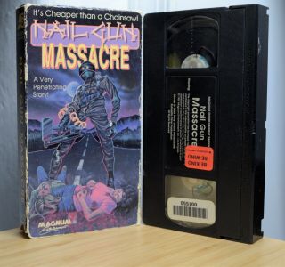 Nail Gun Massacre (1985) - Magnum Vhs,  Rare Horror
