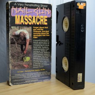 Nail Gun Massacre (1985) - Magnum VHS,  rare horror 2