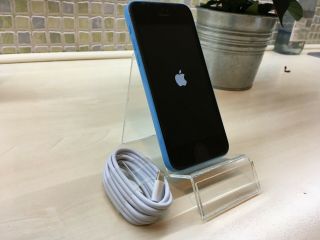 RARE Apple iPhone 5c - iOS 7.  0.  4 - 16GB - Blue  A1456 (CDMA,  GSM) 2