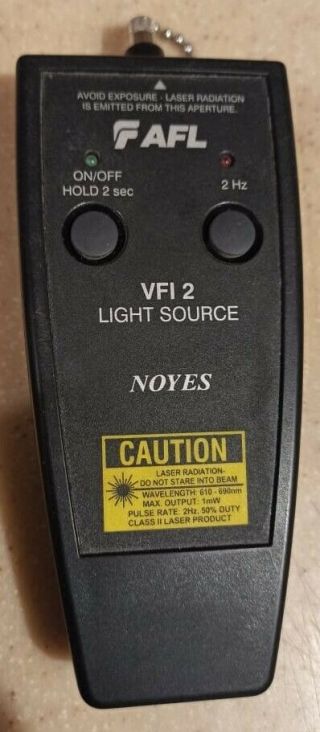 2.  5mm Fiber Optic Test Light Source Afl - Vfi 2 Rarely