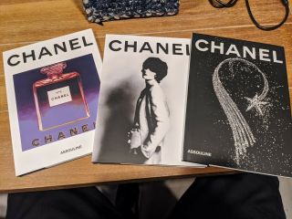 Rare Coco Chanel 3 Book Box Set Assouline Francois Baudot Fashion Perfume Jewels