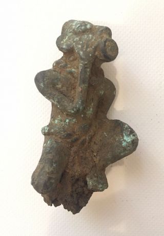 Statue 4 Sao Bronze Ancien Art Africain Tchad Objet De Fouilles Rare Xix