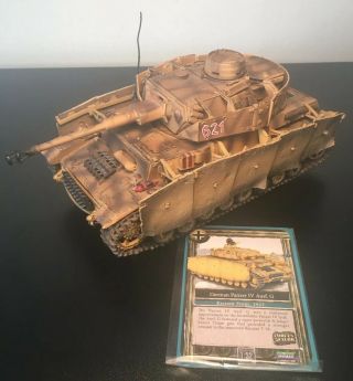 Rare Forces Of Valor Unimax 1:32 German Panzer Iv Tank Eastern Front,  1943